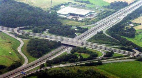 Autobahn Intersection Autobahnkreuz Breitscheid Ratingen